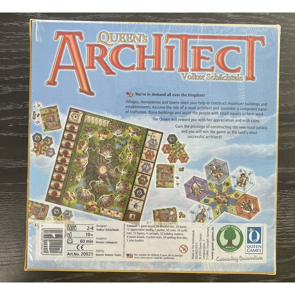Queen's Architect Board Game by Volker Schachtele 2015 Queen Games, New York - Picture 2 of 12